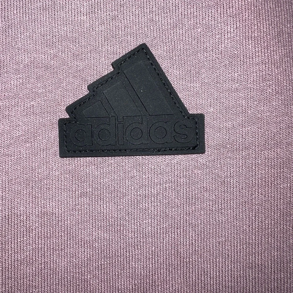 NWT adidas T Shirt Women's Plus 3X Taupe Raised Badge‎ of Sport Logo 2-Side Tee